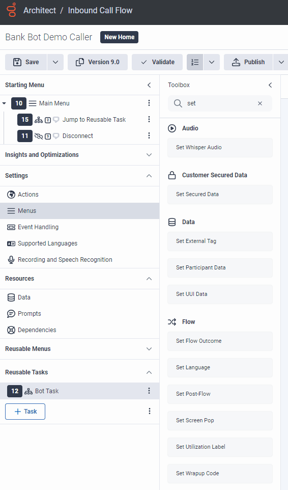 Search the Architect toolbox