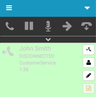 Callback interaction disconnected