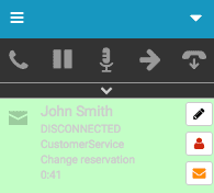 Email interaction disconnected