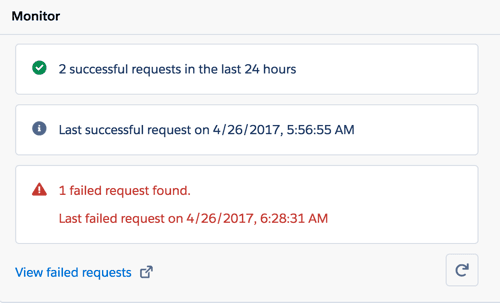 Monitor section for Routing of Genesys Cloud Emails in Salesforce