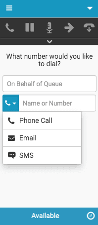 New Interaction type selection