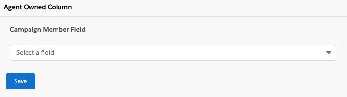 Select agent owned column