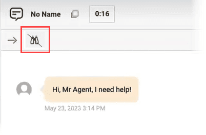 Stop monitoring an interaction