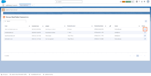 Unpark email interaction in Genesys Cloud for Salesforce.