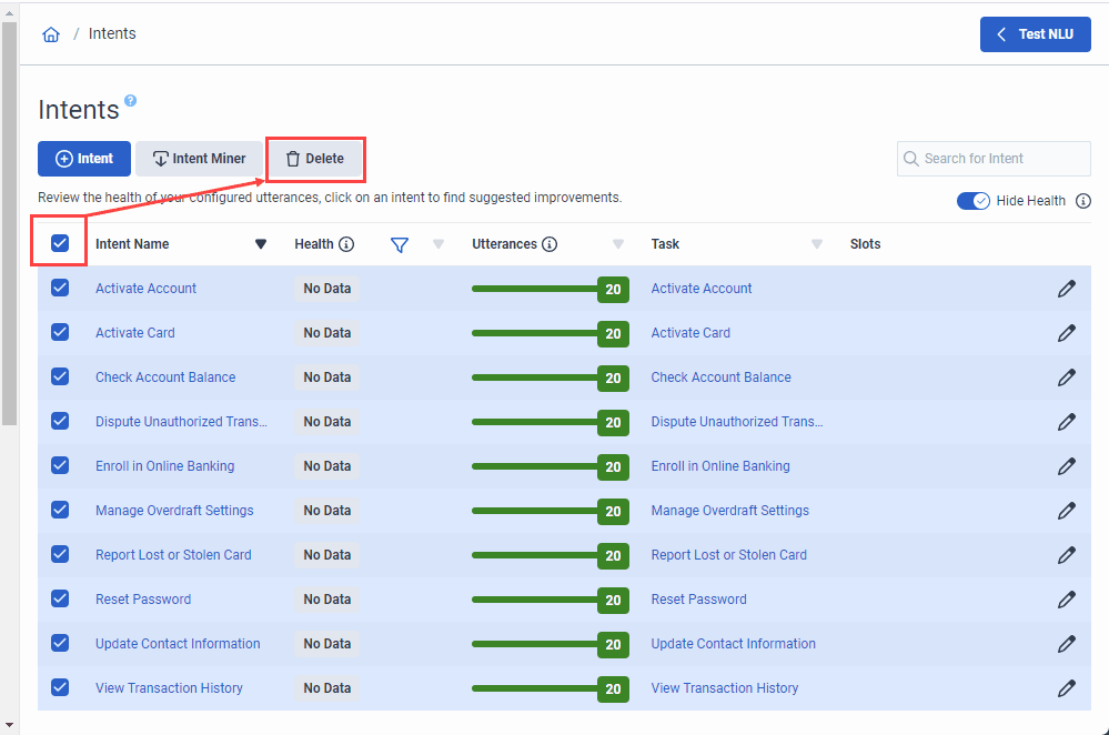 and then click Delete <i class=""glyphicon"></i>