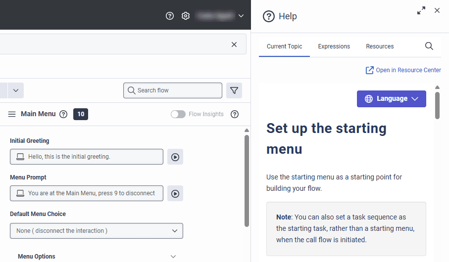 Existing help icons launch the in-app help panel in Architect