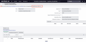This image is a screenshot of the Connection & Credential Aliases option in the ServiceNow UI.