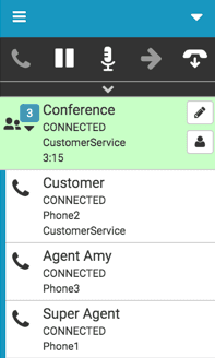 Click to enlarge. Active conference call