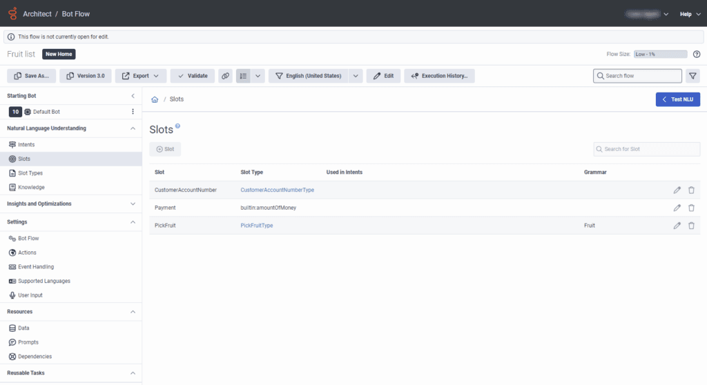 Click to enlarge. Slots bot flow example