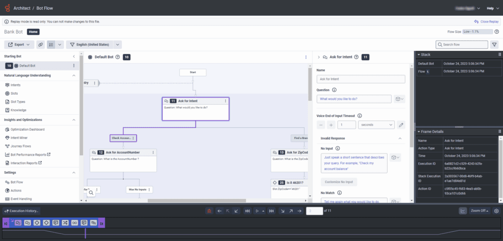 Click to enlarge. Replay mode