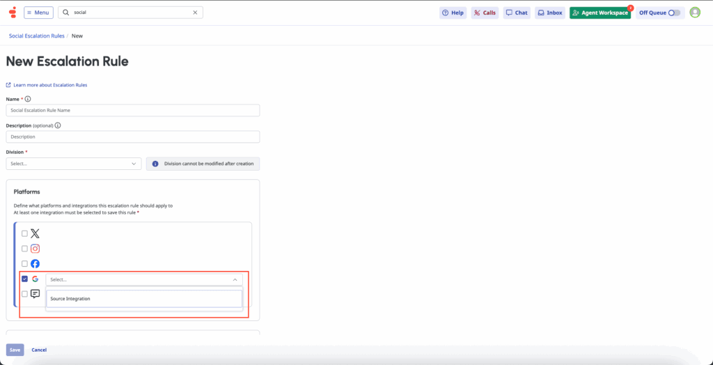 Click to enlarge. Google Business profile escalation rule 2